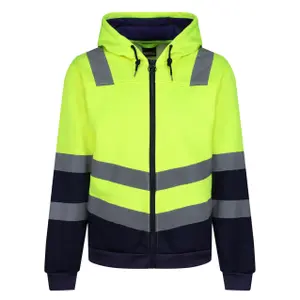 Full zip hoodie Regatta Hi-Vis Pro image-0