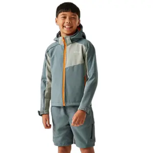 Waterproof hooded jacket for children Regatta Acidity VIII image-0