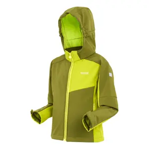 Waterproof hooded jacket for children Regatta Acidity VIII image-1