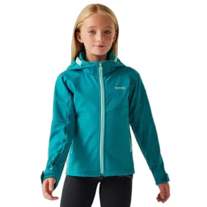 Waterproof hooded jacket for children Regatta Acidity VIII image-0