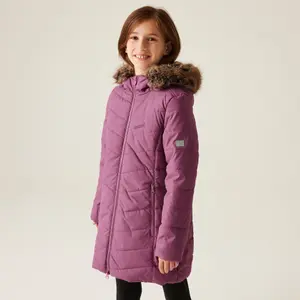 Girl's Regatta Fabrizia Long Hooded Puffer image-2