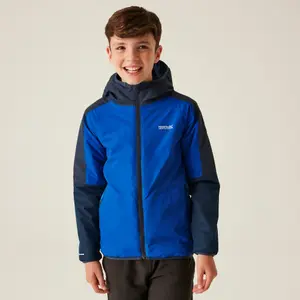Reflective waterproof jacket for kids Regatta Volcanics VIII image-1