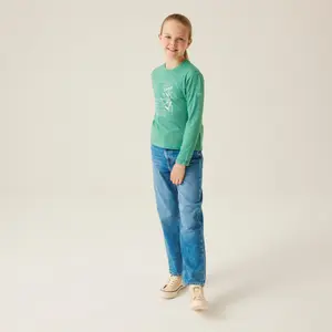 T-shirt de manga comprida para crianças Regatta Wenbie III image-4