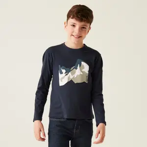 Kinder-T-shirt met lange mouwen Regatta Wenbie III image-1