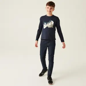 Kinder-T-shirt met lange mouwen Regatta Wenbie III image-2