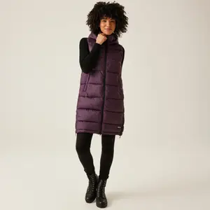 Chaleco sin mangas con capucha largo mujer Regatta Ganella image-1