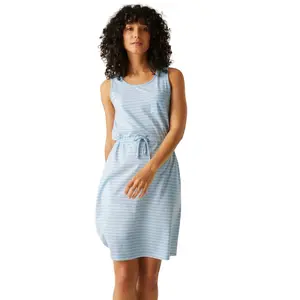 rwd101-r4c-robe-courte-femme-regatta-ariena-chambray-blue-white-painterly