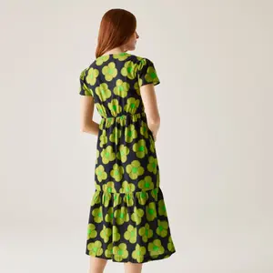 Vestido midi con volantes mujer Regatta Orla Kiely image-4