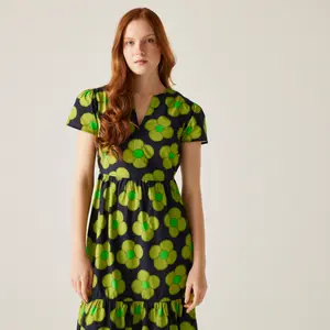Vestido midi con volantes mujer Regatta Orla Kiely image-5