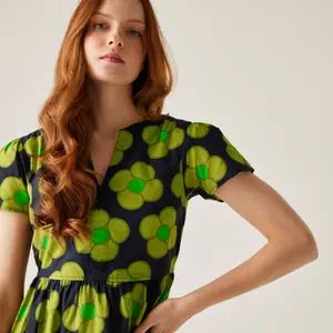 Vestido midi con volantes mujer Regatta Orla Kiely image-6