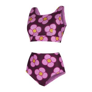 Costume da bagno due pezzi reversibile donna Regatta Orla Kiely image-2