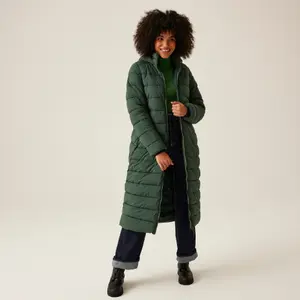 Chaqueta acolchada con capucha para mujer Regatta Elender image-1