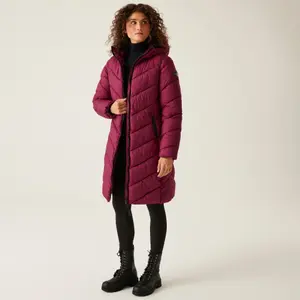 Plumífero acolchado con capucha para mujer Regatta Andia II image-3