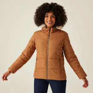 Plumífero acolchado con capucha para mujer Regatta Winnie Baffle image-2