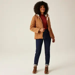 Plumífero acolchado con capucha para mujer Regatta Winnie Baffle image-1