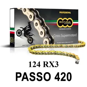 Motorcycle chain Regina 124rx3 image-0