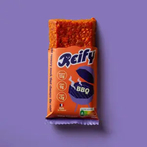 Salzige Proteinriegel Reify Saveur BBQ (x12) image-1