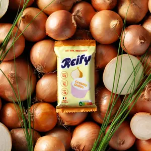 Salzige Proteinriegel Reify Saveur Creamy Onion (x12) image-1