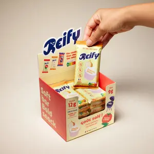 Salzige Proteinriegel Reify Saveur Creamy Onion (x12) image-2