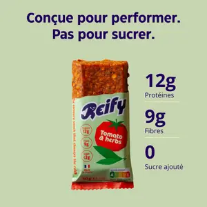 Salzige Proteinriegel Reify Saveur Tomato & Herb (x12) image-3