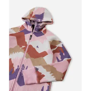 Children's zip-up hooded fleece Reima Northern image-2