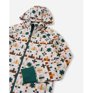 Children's zip-up hooded fleece Reima Northern image-2
