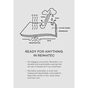 Girl's waterproof jacket Reima Toivala image-5