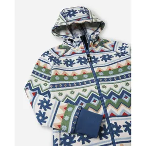 Children's hooded fleece Reima Northern image-2