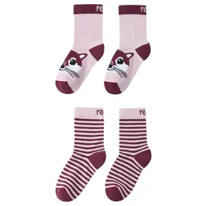 Set of 2 pairs of girl socks Reima Liito image-0