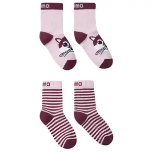 Set of 2 pairs of girl socks Reima Liito image-1