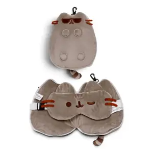 Reise-Kissen 2 in 1 Kind Relaxeazzz Pusheen Chat avec Lunettes de soleil image-0
