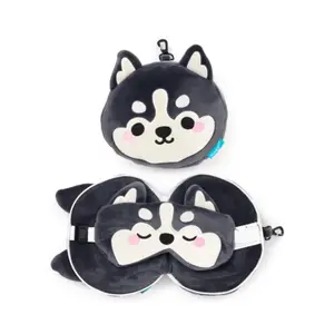 Reise-Kissen 2 in 1 Luna der Husky Kind Relaxeazzz image-0