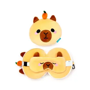 Reise Kissen 2 in 1 Duke der Capybara Kind Relaxeazzz image-0