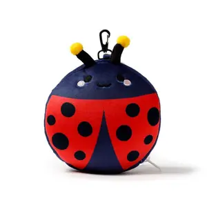 2 az 1-ben utazós párna szemmaszkkal Relaxeazzz Adorabugs Coccinelle image-1