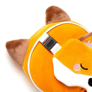 Cuscino da viaggio 2in1 con maschera per gli occhi Relaxeazzz Adoramals Finnick, le Renard image-4