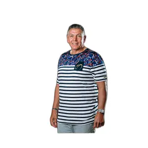 T-Shirt Marinière graff'coq Religion Rugby image-1