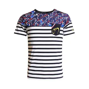 T-Shirt Marinière graff'coq Religion Rugby image-0