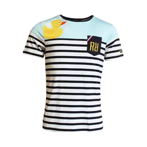Plastic Duck Marinière T-Shirt Himmel Religion Rugby image-0