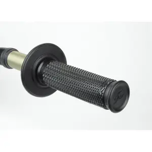 Semi-Tapered Ribbed Motorcycle Grips Renthal Ultra-Tacky image-0