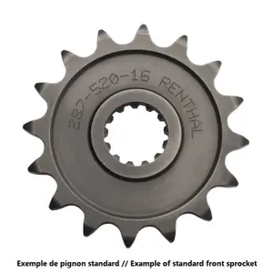 Standard Steel Motorcycle Sprocket Renthal Suzuki RMX 450 520 image-0