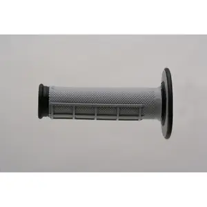Semi-knurled motorcycle grips Renthal Dual Series image-1