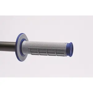 Semi-knurled motorcycle grips Renthal Dual Series image-0