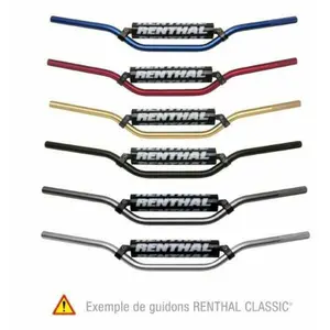 Motorcycle handlebars Renthal Mini MX 780 Kawasaki KX80/85/100 image-0