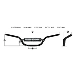 Motorcycle handlebars Renthal MX/Enduro 971 RC image-1
