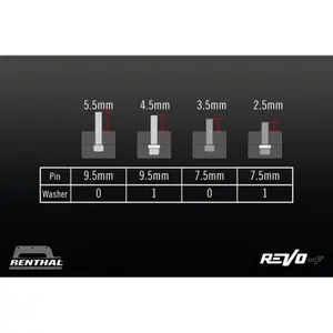 Pièces détachées de pédales vis et rondelles de plateforme Renthal Revo PDS03