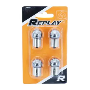 Set of 4 standard bulbs Replay BA15s image-2