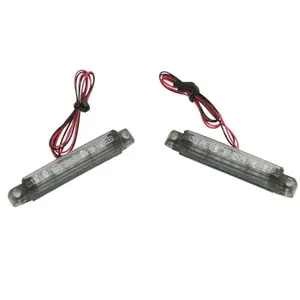 Pair of 8 led abs barrette indicators, smoked Replay Universel image-0