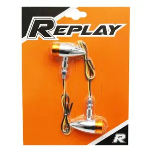 Μεταλλικά φλας με LED λάμπα Replay Universel image-1