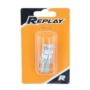 Bombilla led Replay BA15s 8000+10000K 13SMD image-2