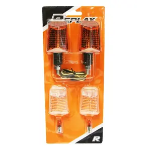 Pair of rectangle indicators with led bulb Replay Universel image-1